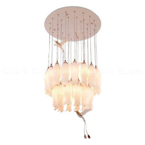 Люстра Cloyd ARGANA C30 / Ø60 см - керамика - E14 - белый (арт.11236) фото 5 Люстра Cloyd ARGANA C30 / Ø60 см - керамика - E14 - белый (арт.11236) фото 5