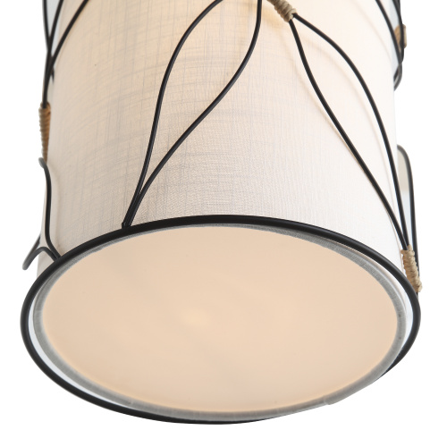 SL6228.403.01 Светильник подвесной ST-Luce Черный/Бежевый E27 1*60W ROOT фото 4 SL6228.403.01 Светильник подвесной ST-Luce Черный/Бежевый E27 1*60W ROOT фото 4