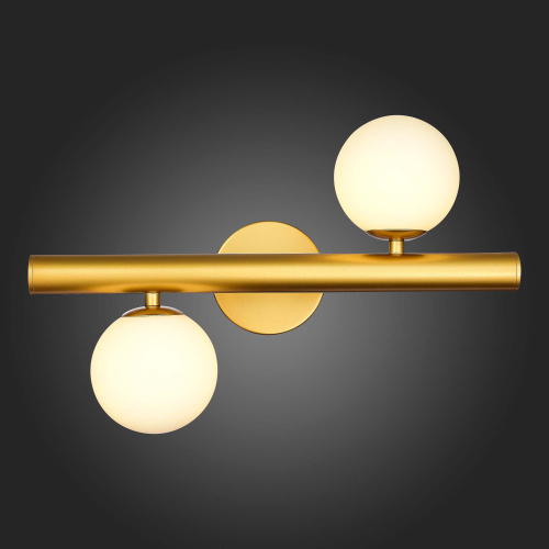 SL1185.201.02 Бра ST-Luce Золотистый/Белый G9 2*5W ASOLO фото 4 SL1185.201.02 Бра ST-Luce Золотистый/Белый G9 2*5W ASOLO фото 4