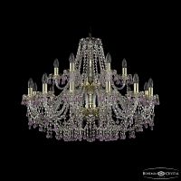 Люстра хрустальная 1410/10+5/300/2d G V7010 Bohemia Ivele Crystal (Богемия Ивеле Кристалл)