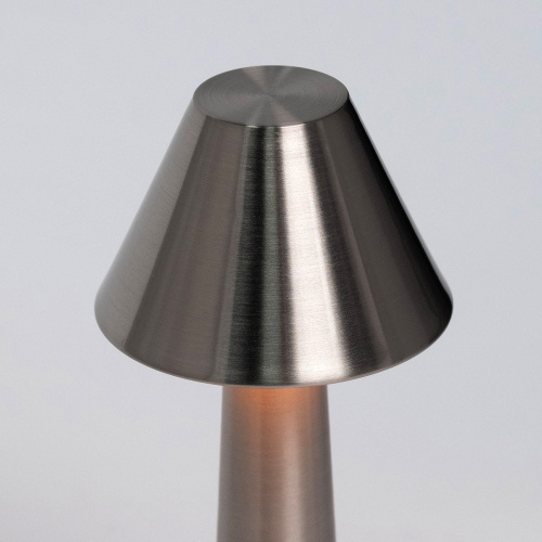 Настольный светильник Escada 10256/L LED*3W Nickel фото 5