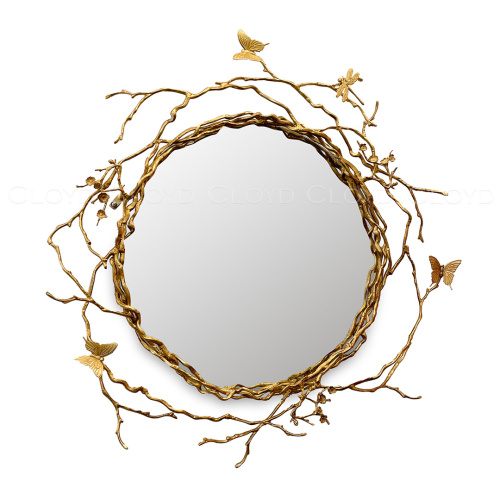 Зеркало Cloyd ZULU Mirror / Ø80 см - латунь (арт.50059) фото 4