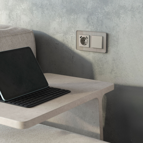 W1210004/ Выключатель одноклавишный (дымчатый) W1210004 фото 4 W1210004/ Выключатель одноклавишный (дымчатый) W1210004 фото 4