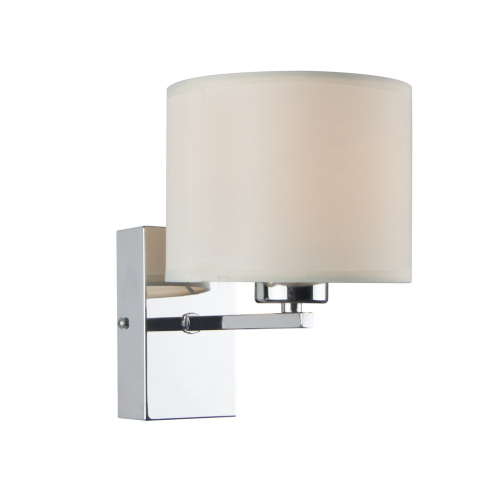 Настенный светильник Escada 550/1А E27*60W Chrome/White Настенный светильник Escada 550/1А E27*60W Chrome/White