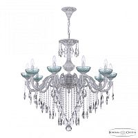 Люстра с хрустальными подвесками AL79101/10/300 B WMN P Birusa/M-1F Bohemia Ivele Crystal (Богемия Ивеле Кристалл)