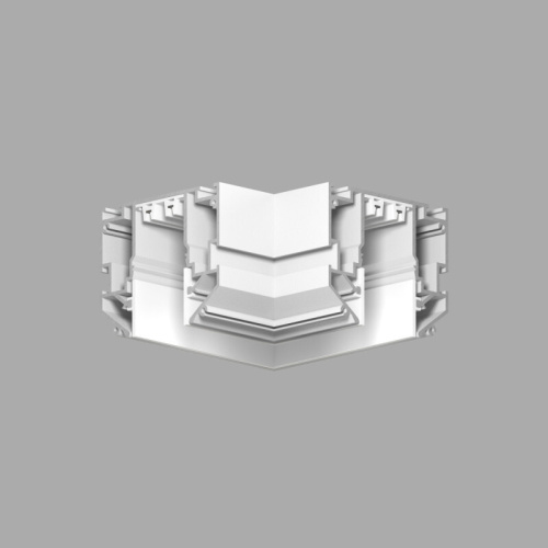 TR2026-WH Угловой элемент 90° трека SMART ONE, алюминий, белый