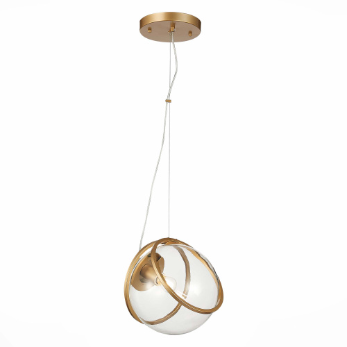 SL1181.313.01 Подвес ST-Luce Латунь/Латунь, Прозрачный E27 1*40W ACERRA фото 4