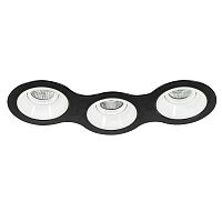 Комплект из светильников и рамки Lightstar Domino Round (214697+214606+214606+214606) D697060606