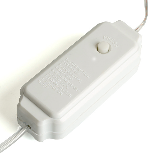 Светодиодная гирлянда Feron CL577 линейная Роса (на плоском проводе) 220V 5000К c питанием от сети фото 4