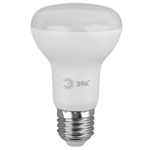 Лампа светодиодная ЭРА E27 8W 2700K матовая ECO LED R63-8W-827-E27 Б0050300 Лампа светодиодная ЭРА E27 8W 2700K матовая ECO LED R63-8W-827-E27 Б0050300