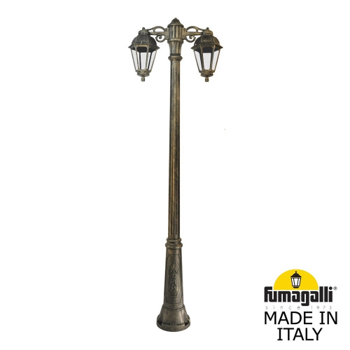 Fumagalli Садово-парковый фонарь FUMAGALLI RICU BISSO/SABA 2L DN K22.157.S20.BXE27DN Fumagalli Садово-парковый фонарь FUMAGALLI RICU BISSO/SABA 2L DN K22.157.S20.BXE27DN