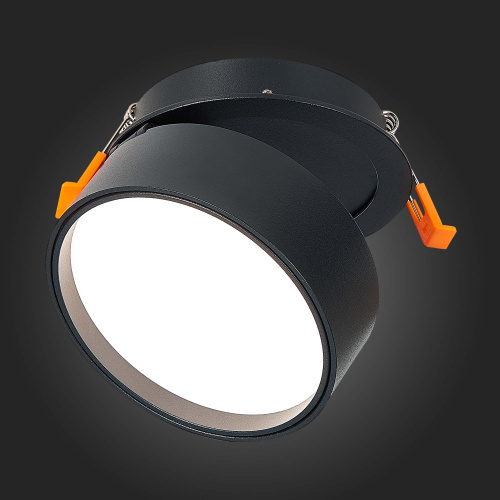 ST651.448.14 Встраиваемый поворотный светильник Черный LED 1*14W 4000K 1 100Lm Ra>90 120° IP20 D105x Встраиваемые светильники фото 3