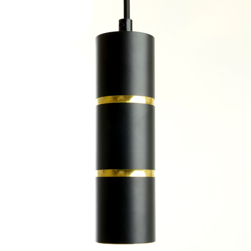 Светильник потолочный Feron ML1868  Barrel ZEN levitation на подвесе MR16 35W, 230V, чёрный, золото 55*180 фото 4