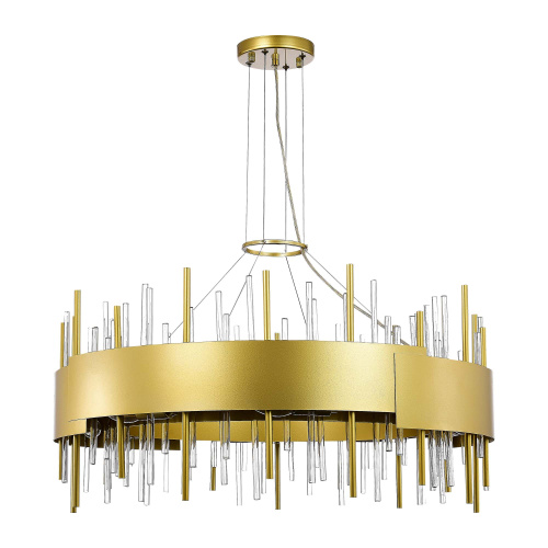 SL1633.203.16 Люстра подвесная ST-Luce Матовое золото/Матовое золото,Прозрачный E14 16*40W OLVERA фото 4