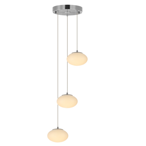 Citilux ATMAN CL226A031 LED RGB Умная каскадная люстра Матовый Хром фото 2 Citilux ATMAN CL226A031 LED RGB Умная каскадная люстра Матовый Хром фото 2