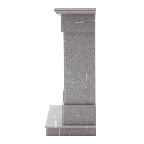 Каминокомплект ANDREA/АЛЬФА Мрамор серый с очагом Электроочаг MAJESTIC LUX/МАДЖЕСТИК фото 6