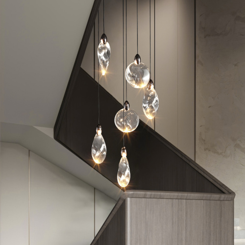 Подвесной светильник MT9176-6H pearl black фото 10