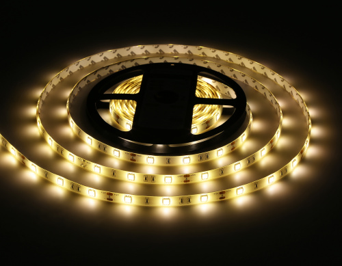 Светодиодная лента 12В 5050 30Led 7.2Вт/м 3000K IP65 5м фото 8