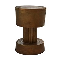 Приставной столик Bolt antique brass