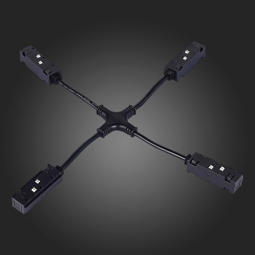 ST006.469.00 Коннектор питания X-образный для магнитного шинопровода ST-Luce Черный SKYLINE 48 фото 3 ST006.469.00 Коннектор питания X-образный для магнитного шинопровода ST-Luce Черный SKYLINE 48 фото 3