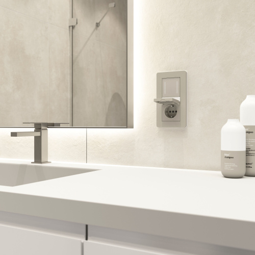 Сенсорный выключатель двухклавишный с подсветкой (дымчатый) W4522014 фото 3 Сенсорный выключатель двухклавишный с подсветкой (дымчатый) W4522014 фото 3