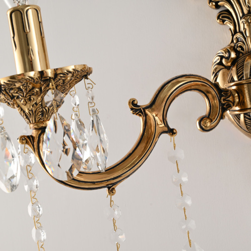 Бра с хрустальными подвесками AL7801B14/2/175 A GB Bohemia Ivele Crystal (Богемия Ивеле Кристалл) фото 6