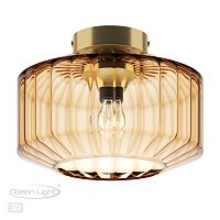 4747/1C PENDANT ODL21 409 янтарный/бронзовый Светильник потолочный E27 1*60W BINGA