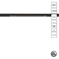 Магнитный трековый светильник Arte Lamp OPTIMA 0.1-10V A7497PL-1BK