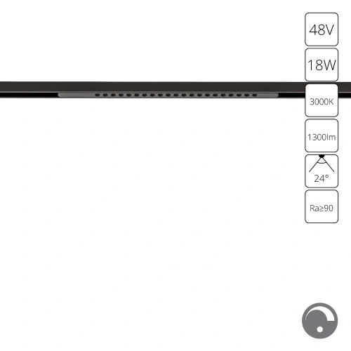 Магнитный трековый светильник Arte Lamp OPTIMA 0.1-10V A7497PL-1BK Магнитный трековый светильник Arte Lamp OPTIMA 0.1-10V A7497PL-1BK