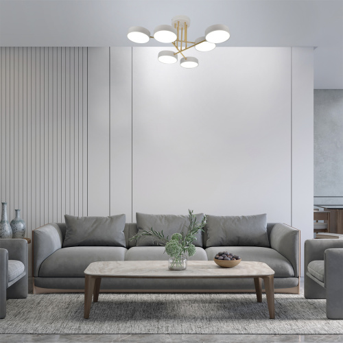 Светильник на штанге Escada 10262/6 LED*78W White/Gold фото 3