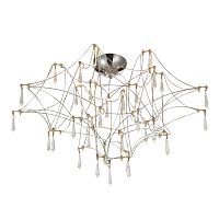 SL6601.102.78 Светильник потолочный ST-Luce Хром/Прозрачный LED 78*0,35W 3000K GRAVETTA