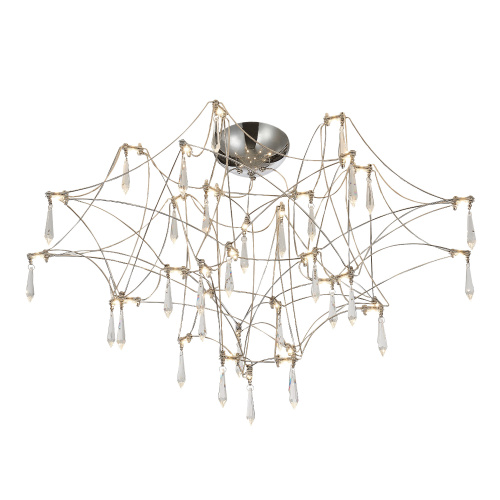 SL6601.102.78 Светильник потолочный ST-Luce Хром/Прозрачный LED 78*0,35W 3000K GRAVETTA