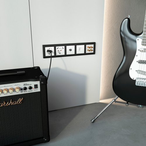 Накладка для розетки USB (Hammer белый) W1279501 фото 7