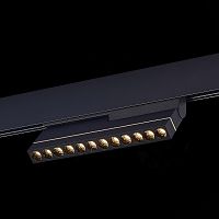 ST805.436.12 Магнитный трековый светильник Черный LED 1*12W 3000K 450Lm Ra>90 36° IP20 L220xW22xH117 SKYLINE 48