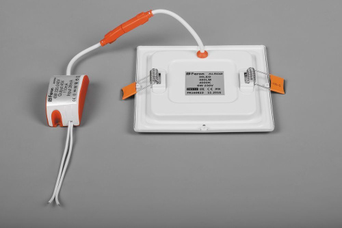 Светодиодный светильник Feron AL502 встраиваемый 9W 4000K белый фото 2