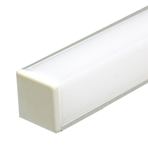 Профиль алюминиевый угловой квадратный, серебро, CAB281 фото 3