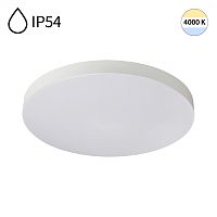 7759/24L MITRA LED SN 545 Светильник пластик/белый LED 24Вт 4000K D300 IP54 GAMMA