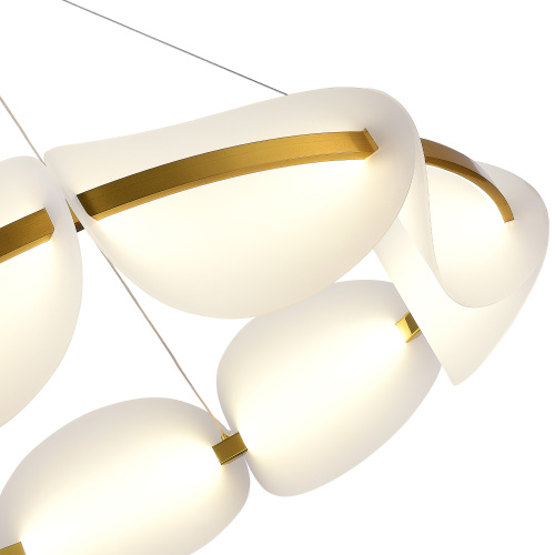 SL1304.203.56 Люстра подвесная ST-Luce Золотистый/Белый LED 1*56W 3000K ETOILE фото 3