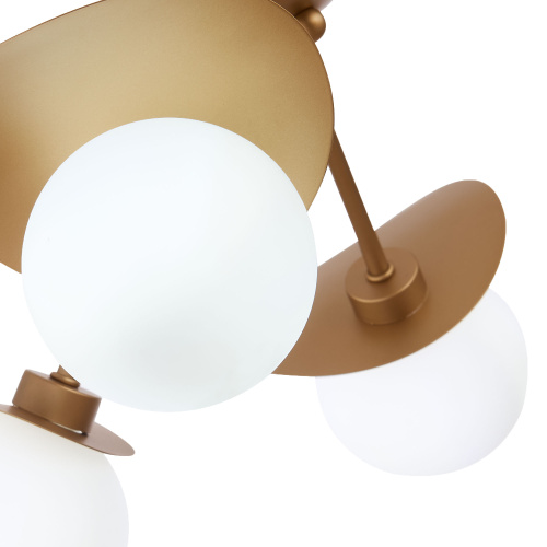 SLE220502-05 Светильник потолочный Золотистый/Белый G9 5*5W BOLZANO фото 3