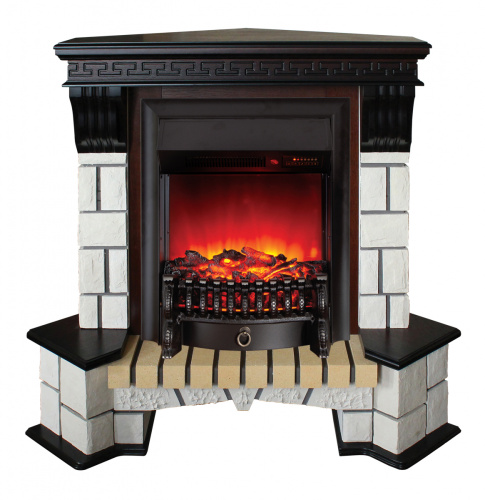 Электрокамин RealFlame Stone Coner AO античный дуб с Fobos s Lux B Электрокамин RealFlame Stone Coner AO античный дуб с Fobos s Lux B