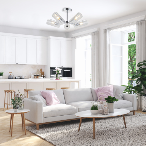 Светильник на штанге Escada 1146/5P E14*40W Chrome фото 3 Светильник на штанге Escada 1146/5P E14*40W Chrome фото 3