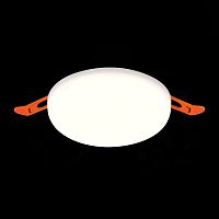 ST700.538.16 Св-к встр. Белый LED 1*16W 3000K 1 380Lm Ra80 180° IP44 D120xH20 85-265V Встраиваемые светильники