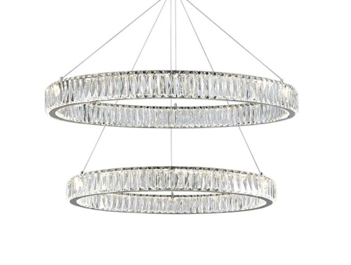 Вертикальная композиция Newport 8240 из двух колец хром №14 S8240_032CH