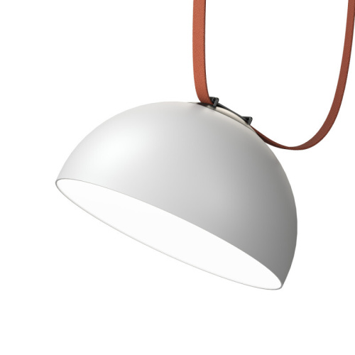 DK5562-WH+BK Cветильник для трека-ремня Belty, серия Flow со светодиодом, D300*H171мм, 48V DC, 28W, RA90, 120°, 4000K, IP20, белый с черным, алюминий фото 2