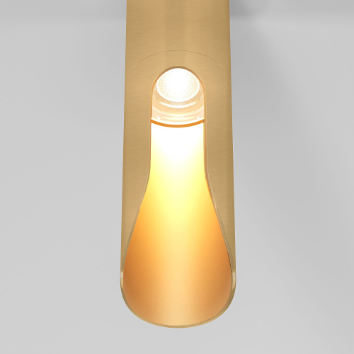 Светильник потолочный светодиодный Apex 7W 3000K латунь 25113/LED фото 4