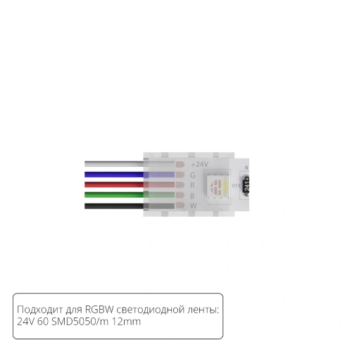 Коннектор для ввода питания Arte Lamp STRIP-ACCESSORIES A30-12-RGBW Коннектор для ввода питания Arte Lamp STRIP-ACCESSORIES A30-12-RGBW