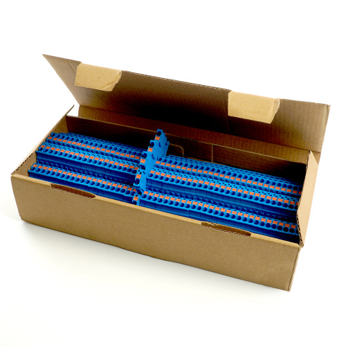 Зажим пружинный, 6-проводной проходной ЗНИ - 2,5 ,JXB PT 2,5 , синий LD579-2-25 фото 5