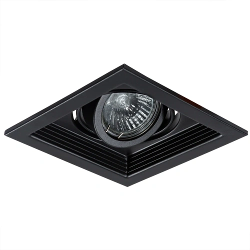 Точечный встраиваемый светильник Arte Lamp CANIS A6661PL-1BK фото 3