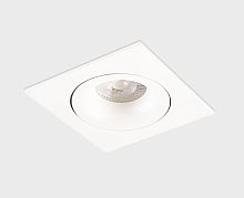 DE-201 white светильник встраиваемый поворотный