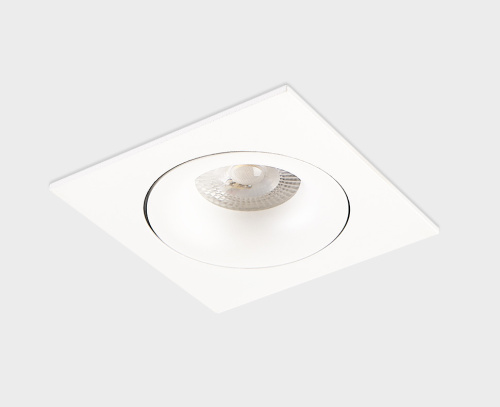 DE-201 white светильник встраиваемый поворотный